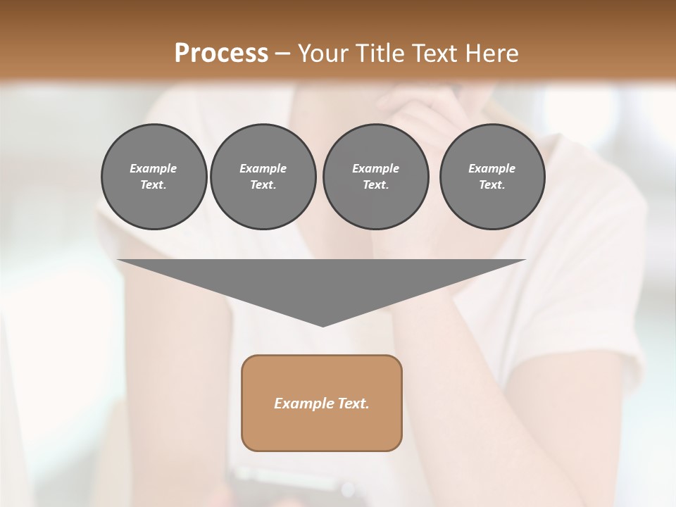 Worker Mobile Business PowerPoint Template