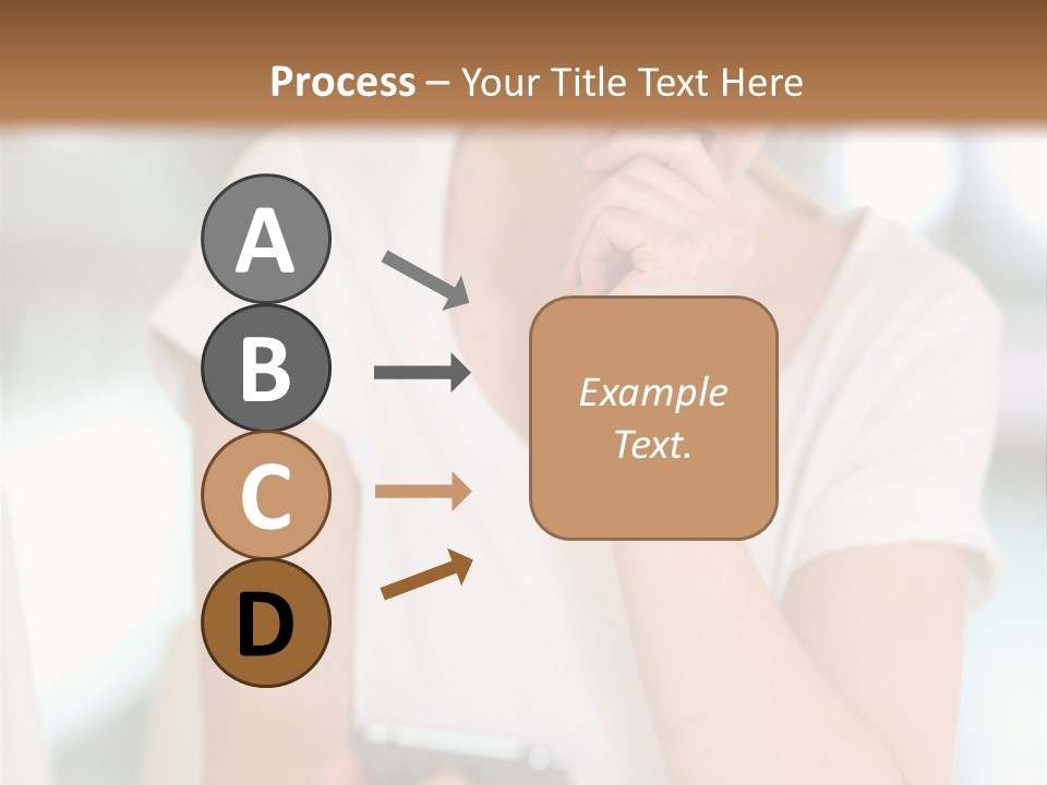 Worker Mobile Business PowerPoint Template