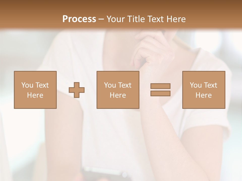 Worker Mobile Business PowerPoint Template