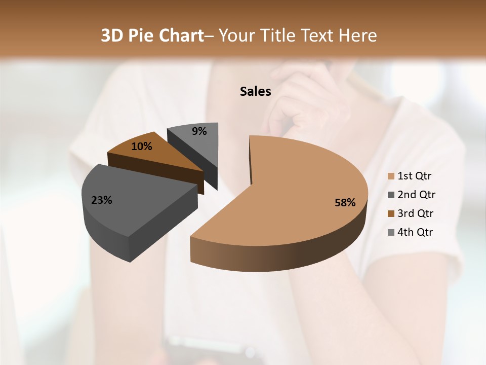 Worker Mobile Business PowerPoint Template