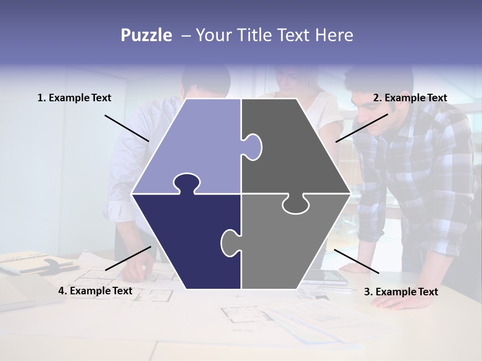Team Startup Background PowerPoint Template