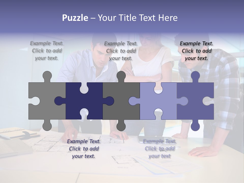 Team Startup Background PowerPoint Template