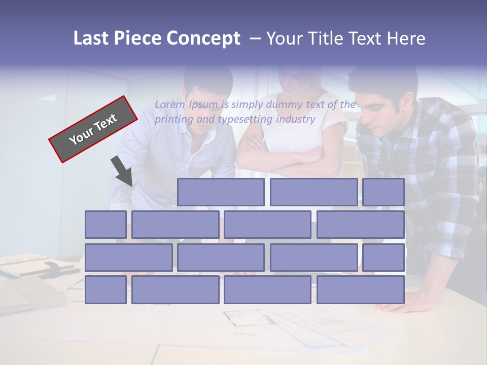Team Startup Background PowerPoint Template