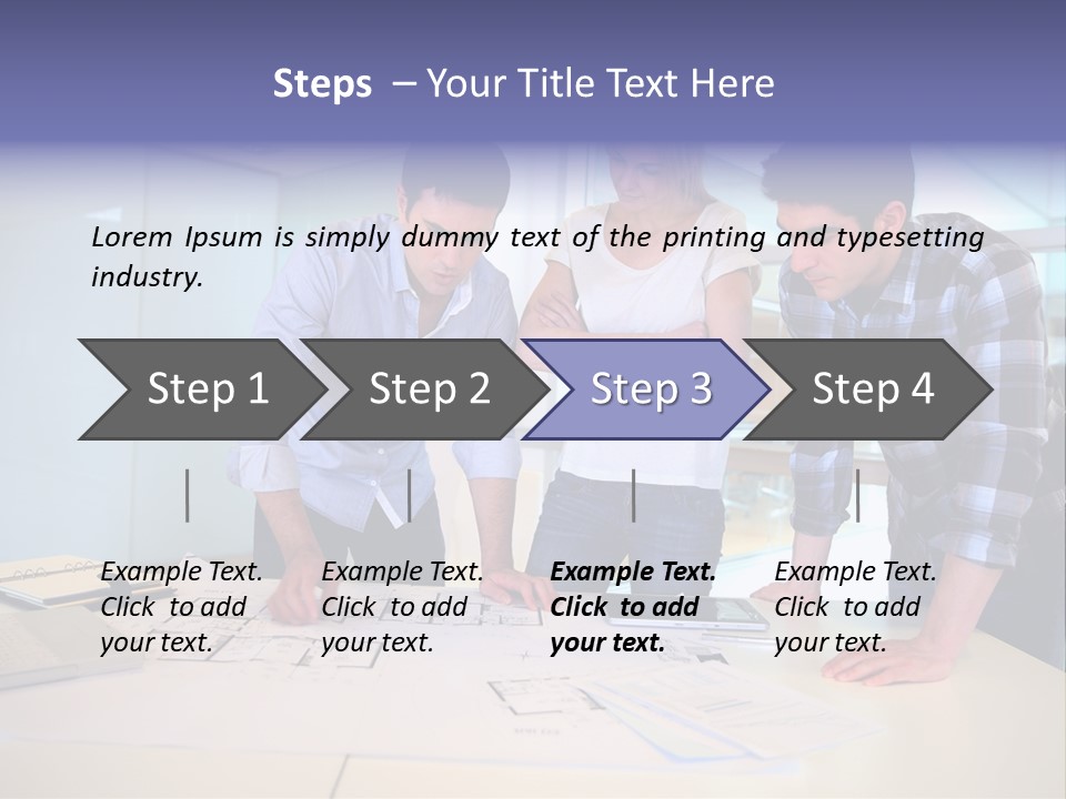 Team Startup Background PowerPoint Template