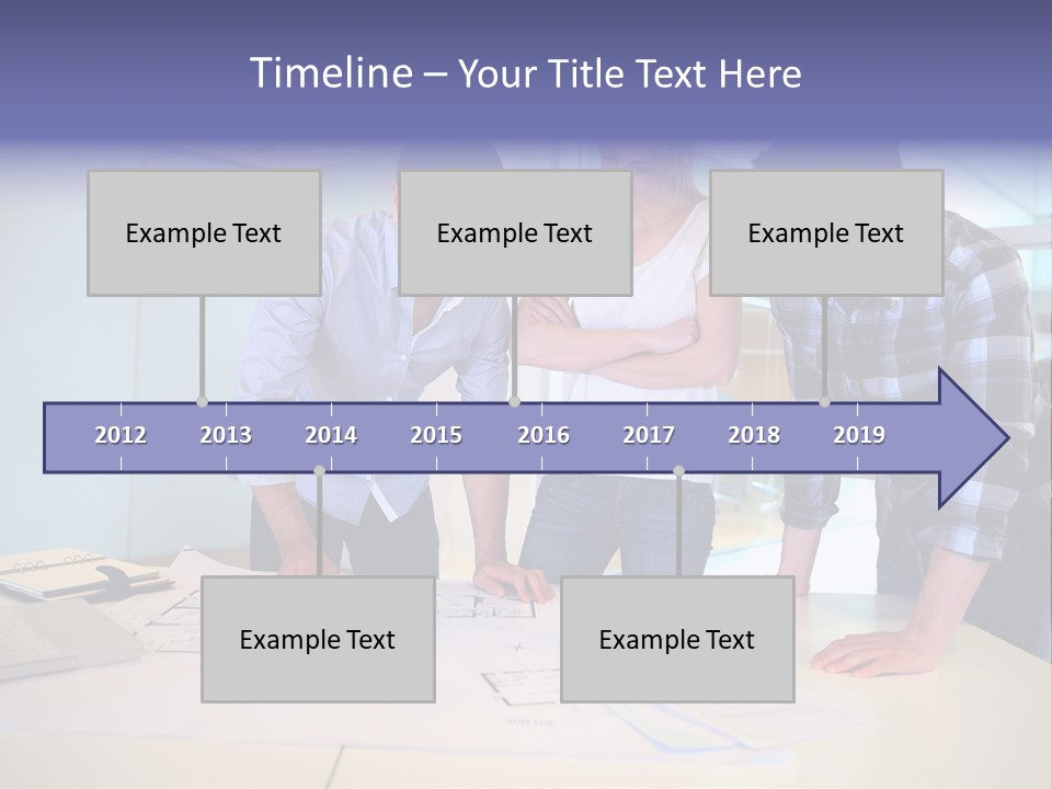 Team Startup Background PowerPoint Template