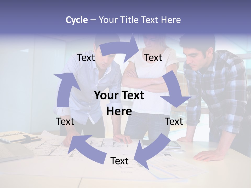 Team Startup Background PowerPoint Template
