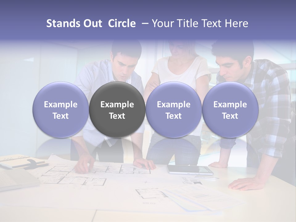 Team Startup Background PowerPoint Template