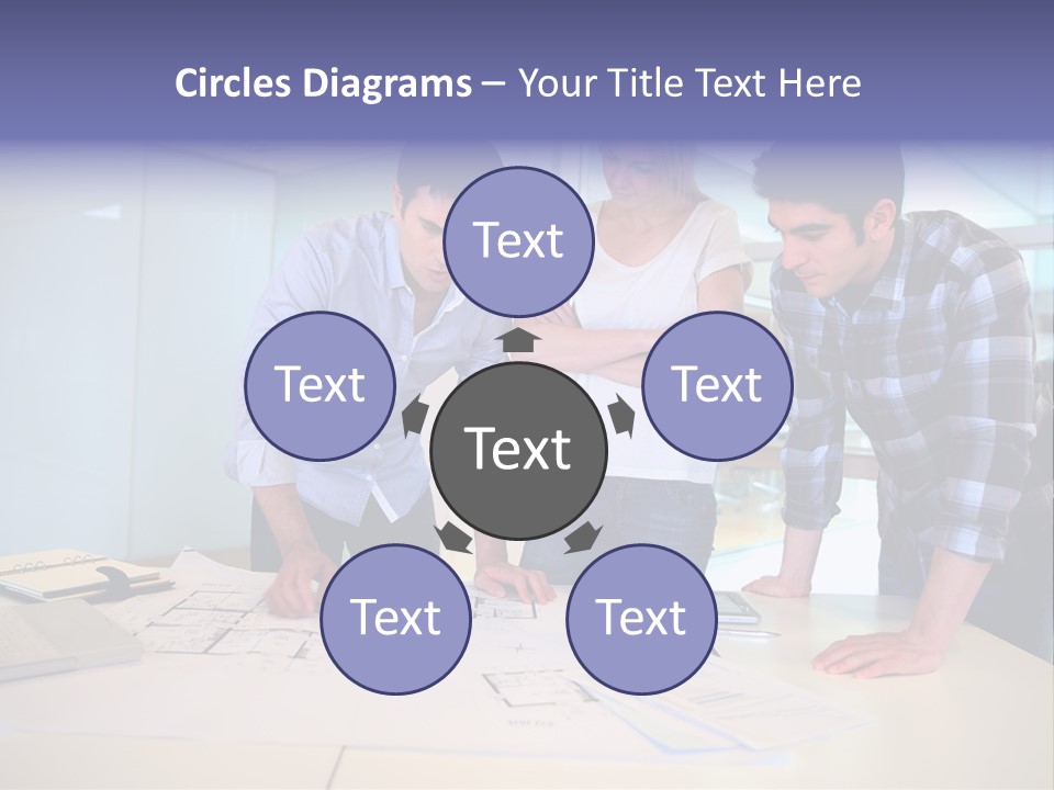 Team Startup Background PowerPoint Template