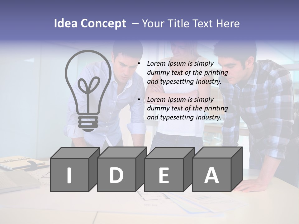 Team Startup Background PowerPoint Template