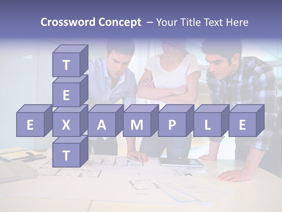 Team Startup Background PowerPoint Template