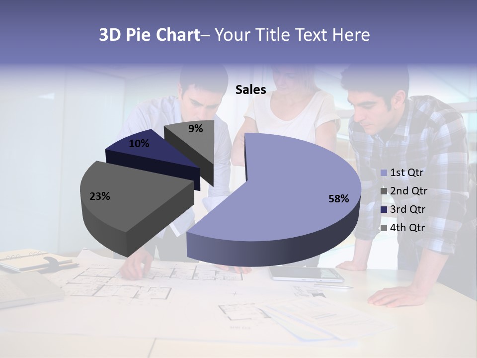 Team Startup Background PowerPoint Template