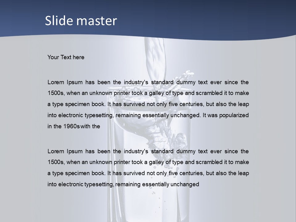 Action Shape Cold PowerPoint Template