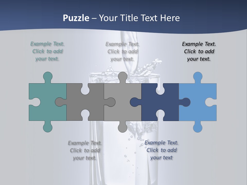 Action Shape Cold PowerPoint Template