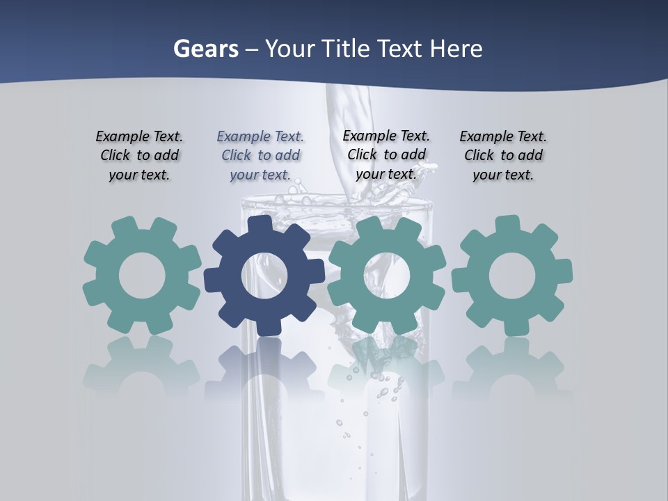 Action Shape Cold PowerPoint Template