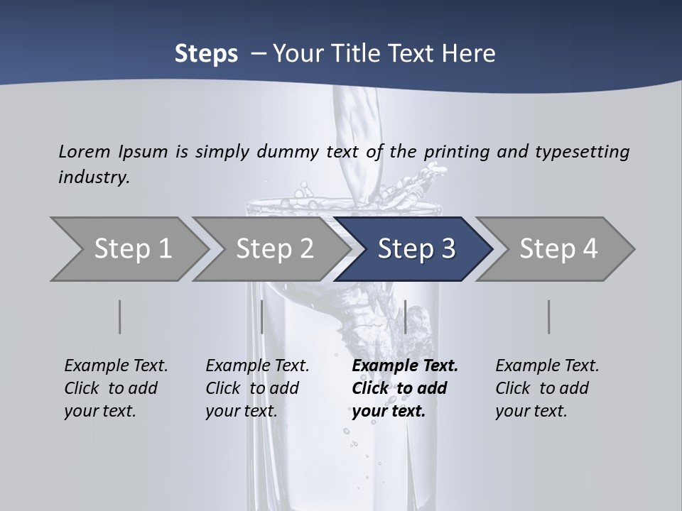 Action Shape Cold PowerPoint Template