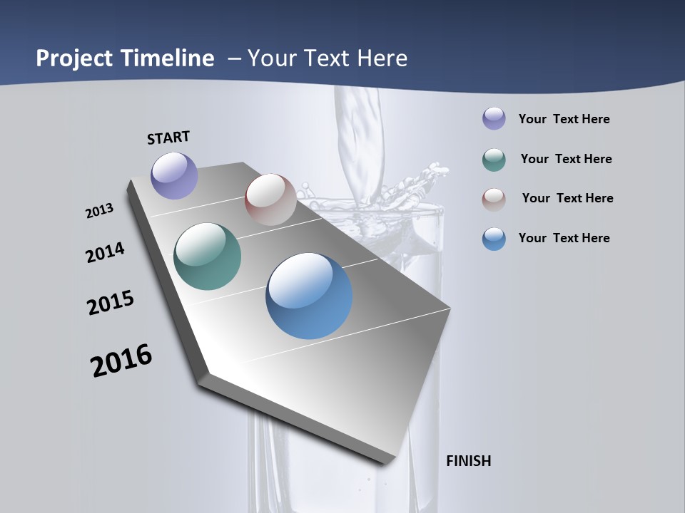 Action Shape Cold PowerPoint Template