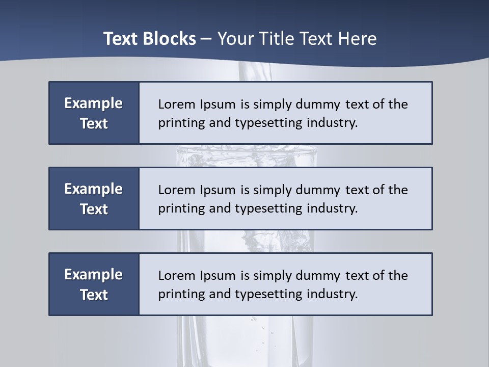 Action Shape Cold PowerPoint Template