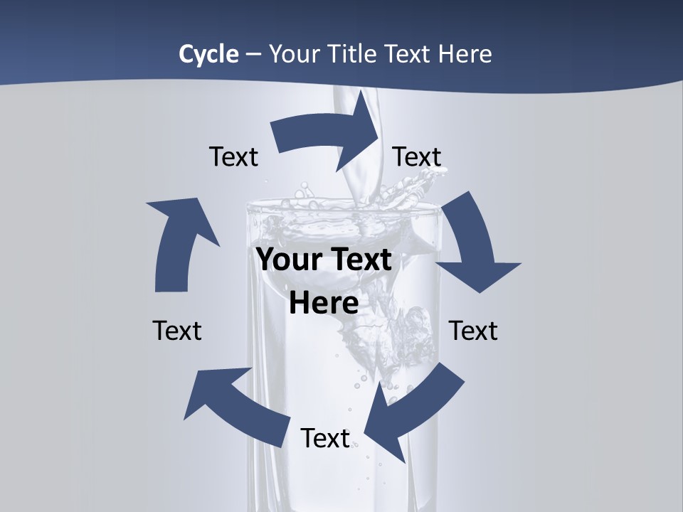 Action Shape Cold PowerPoint Template