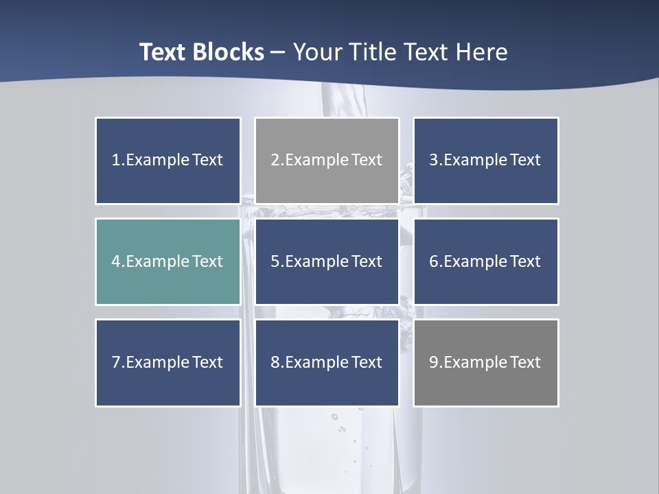 Action Shape Cold PowerPoint Template
