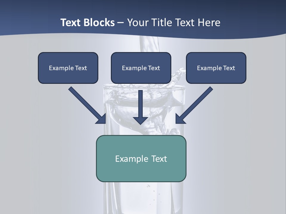 Action Shape Cold PowerPoint Template