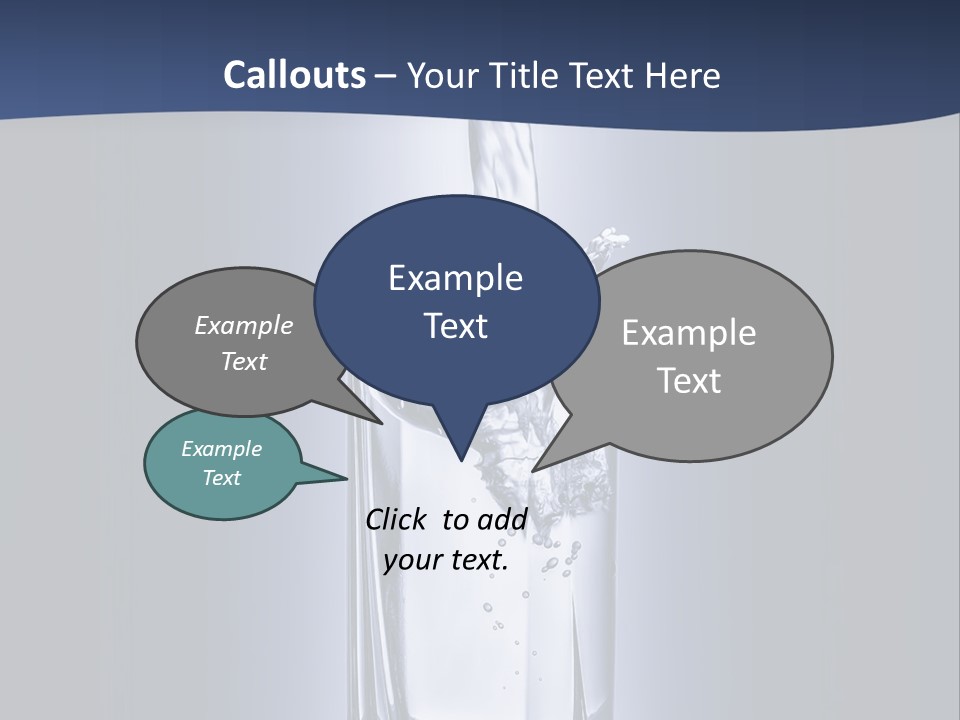 Action Shape Cold PowerPoint Template
