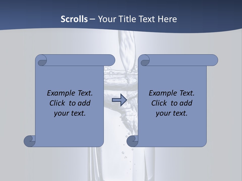 Action Shape Cold PowerPoint Template