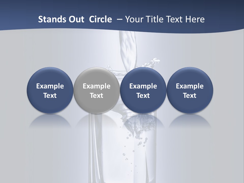 Action Shape Cold PowerPoint Template