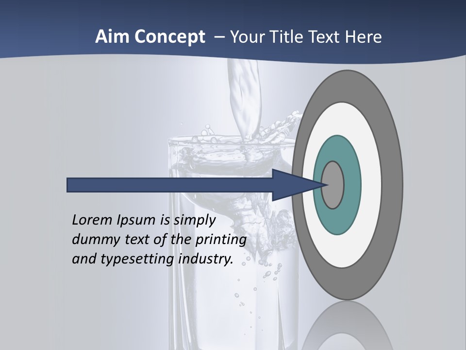 Action Shape Cold PowerPoint Template