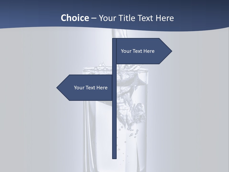 Action Shape Cold PowerPoint Template