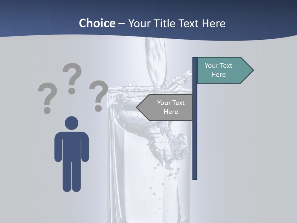 Action Shape Cold PowerPoint Template