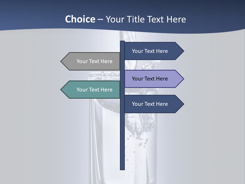 Action Shape Cold PowerPoint Template