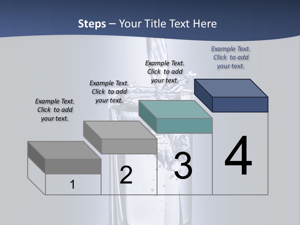 Action Shape Cold PowerPoint Template