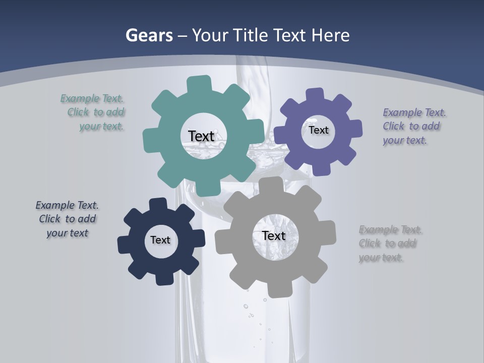 Liquid Overflowing Motion PowerPoint Template