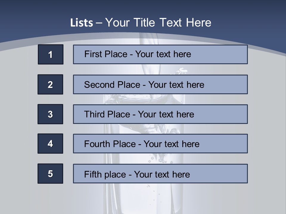 Liquid Overflowing Motion PowerPoint Template