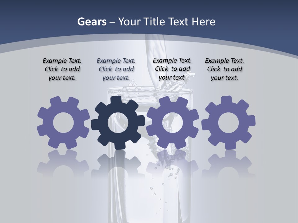 Liquid Overflowing Motion PowerPoint Template