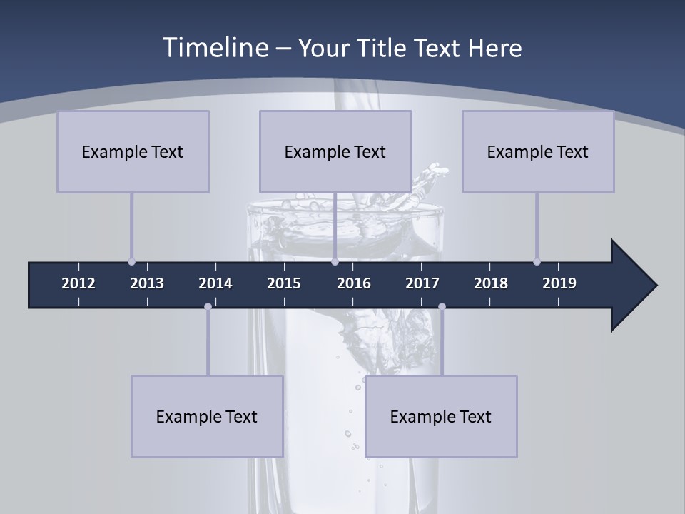 Liquid Overflowing Motion PowerPoint Template