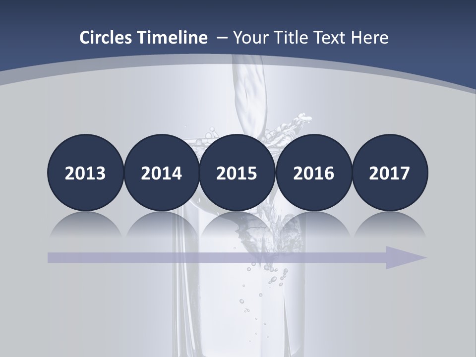 Liquid Overflowing Motion PowerPoint Template