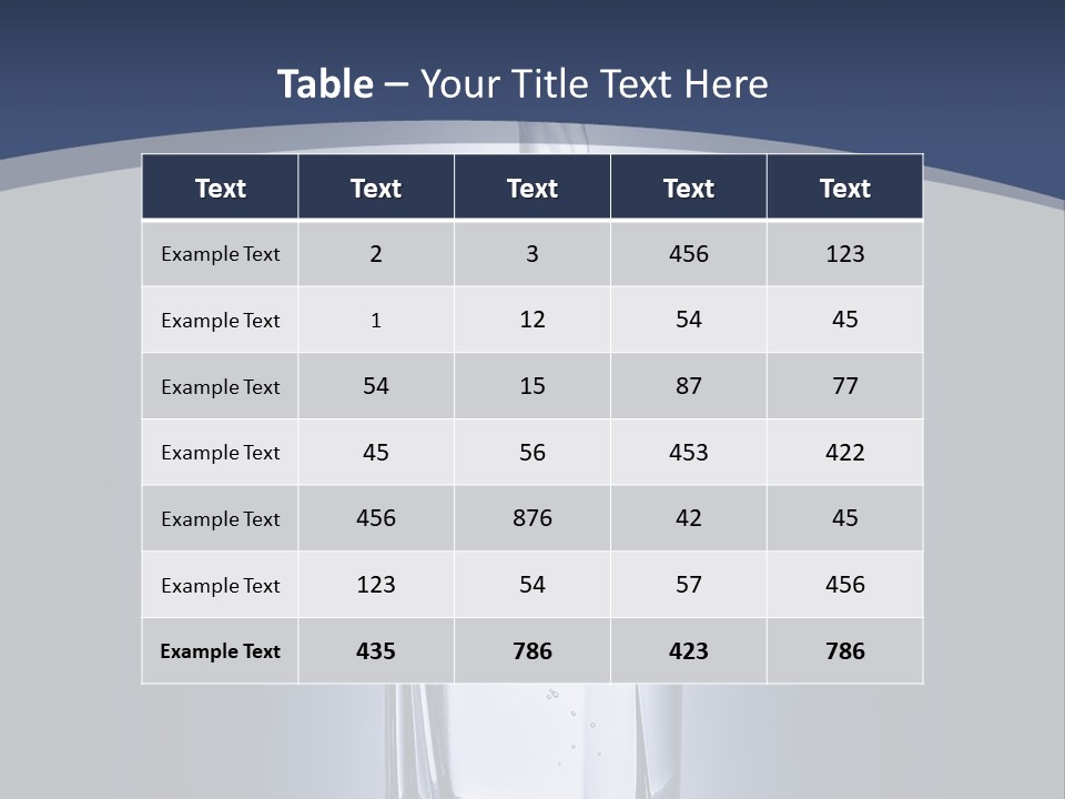 Liquid Overflowing Motion PowerPoint Template
