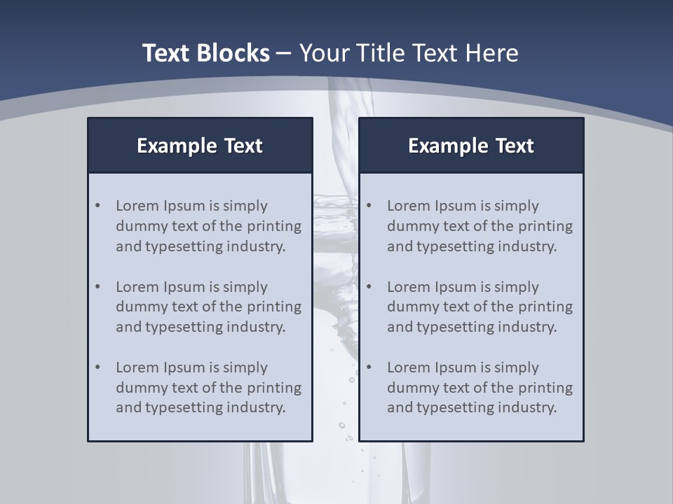 Liquid Overflowing Motion PowerPoint Template