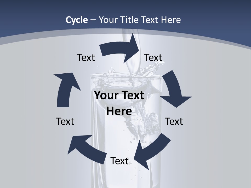 Liquid Overflowing Motion PowerPoint Template