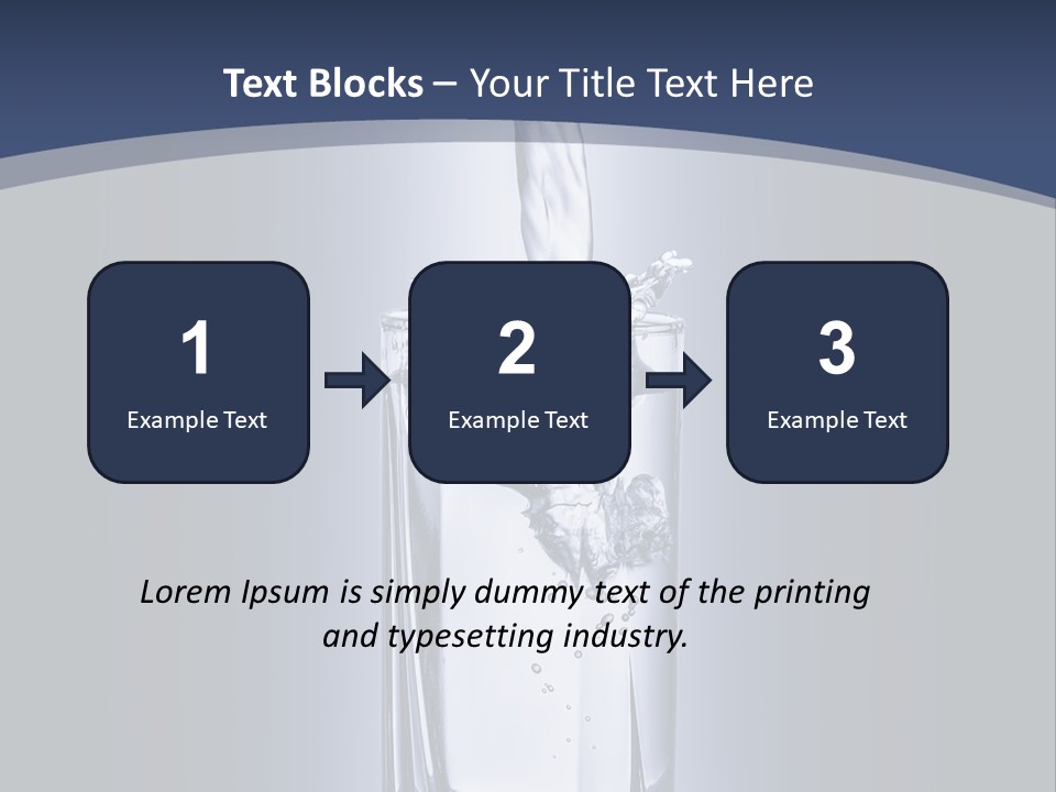 Liquid Overflowing Motion PowerPoint Template