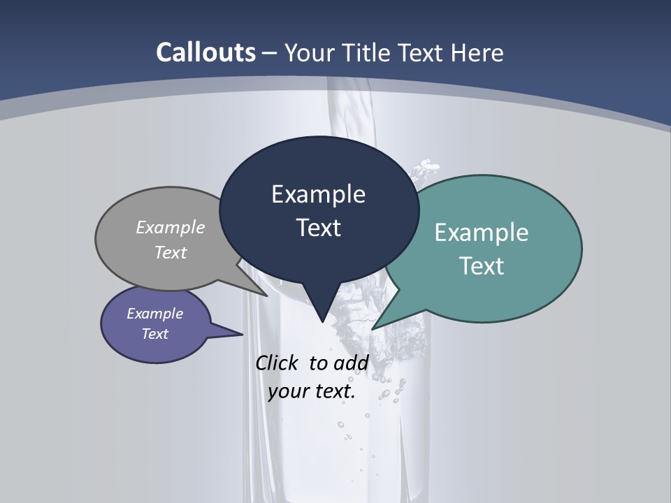 Liquid Overflowing Motion PowerPoint Template