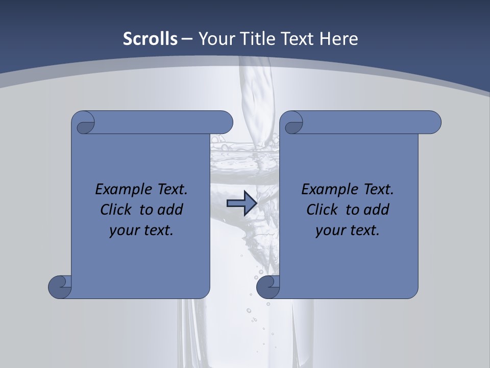 Liquid Overflowing Motion PowerPoint Template