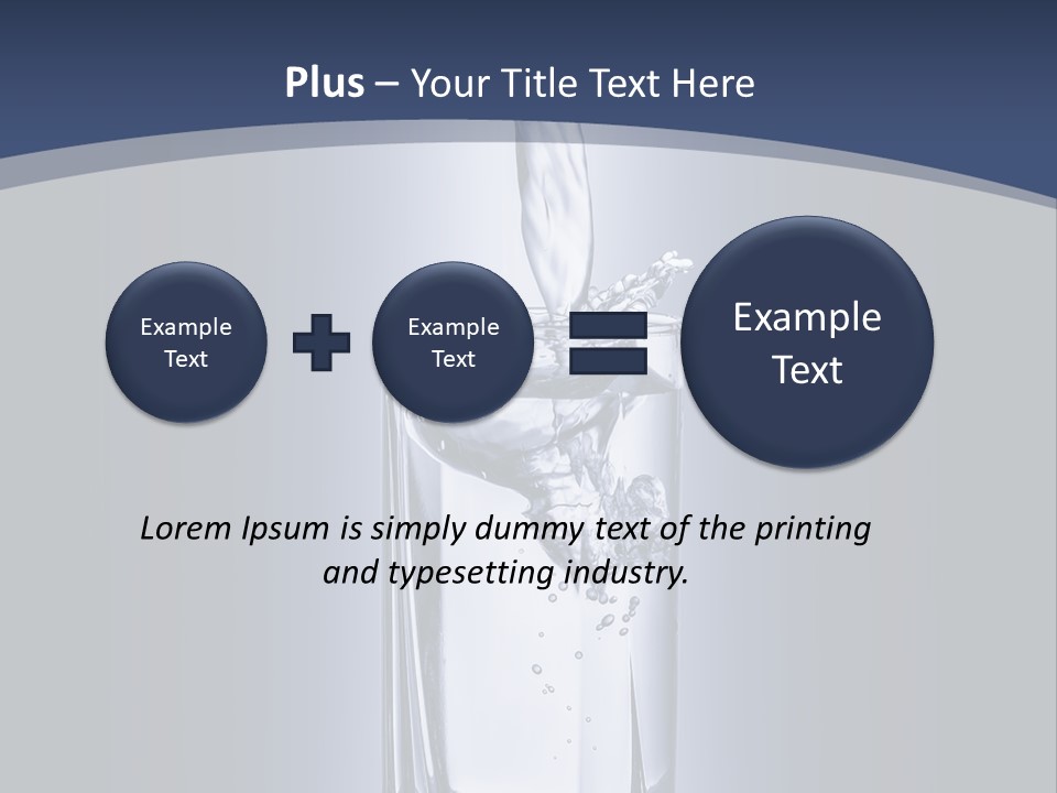 Liquid Overflowing Motion PowerPoint Template