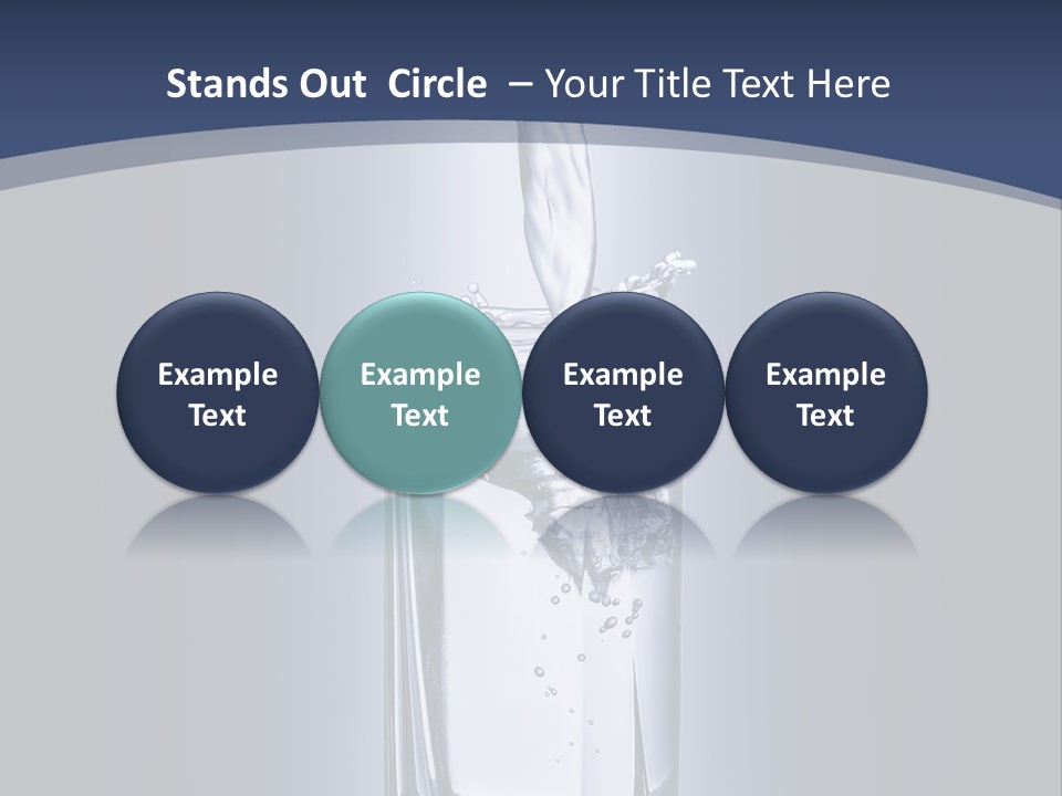 Liquid Overflowing Motion PowerPoint Template