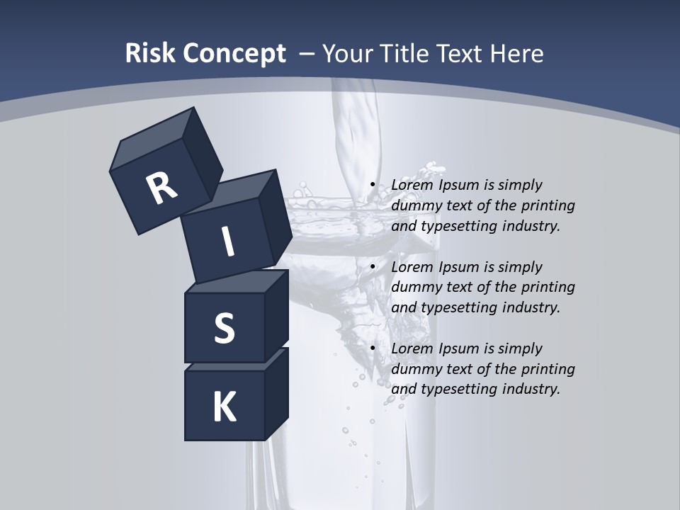 Liquid Overflowing Motion PowerPoint Template