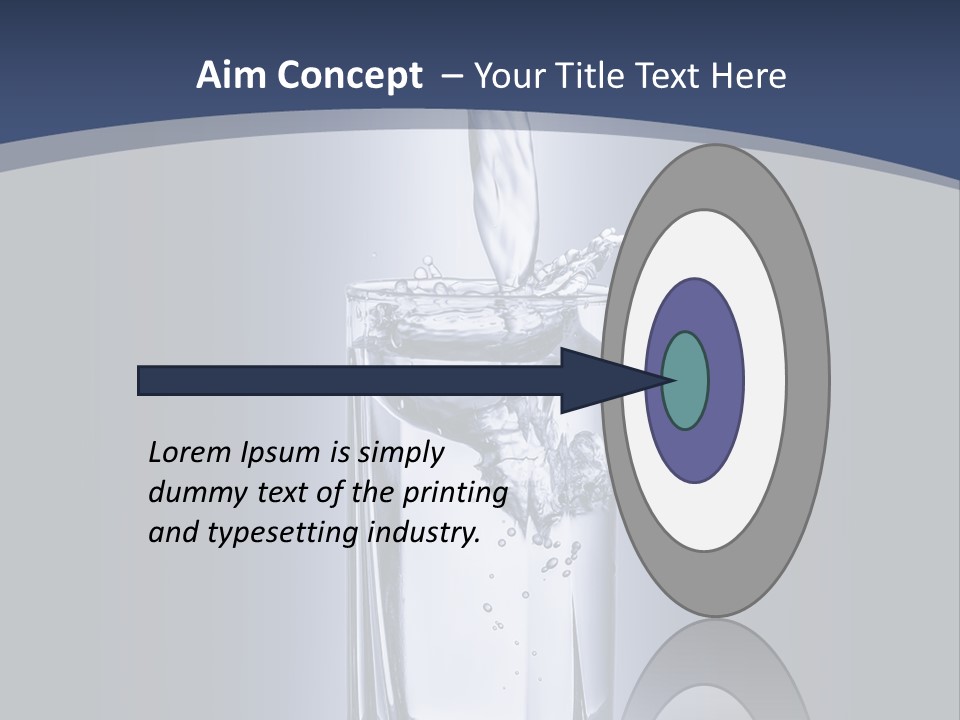 Liquid Overflowing Motion PowerPoint Template