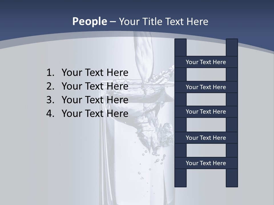 Liquid Overflowing Motion PowerPoint Template