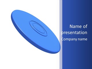 Color Nobody Disk PowerPoint Template