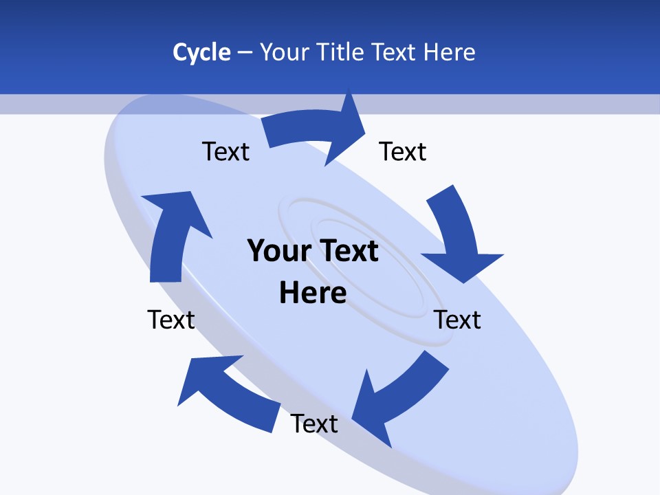 Color Nobody Disk PowerPoint Template